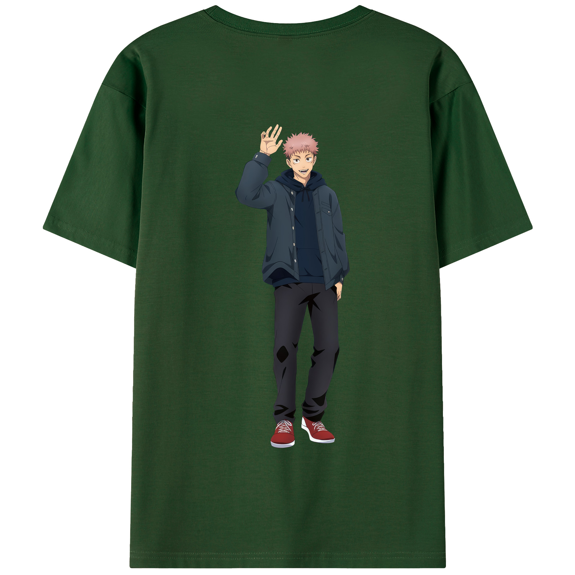 （画像用） 呪術廻戦 Jujutsu Kaisen 綿100％半袖Tシャツ（背面プリント）